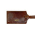 luggage tag monogrammed in gold foil